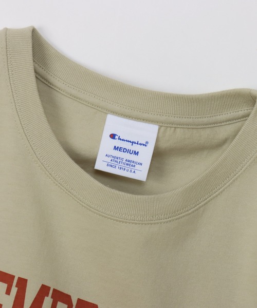 Champion（チャンピオン）の「【Champion/チャンピオン】レディース ベーシック ショートスリーブTシャツ（Tシャツ/カットソー・レディース・ネイビー/その他35/ベージュ/ホワイト・MEDIUM/LARGE）」の17枚目の写真