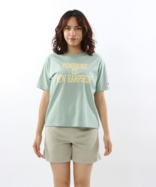 Champion（チャンピオン）の「【Champion/チャンピオン】レディース ベーシック ショートスリーブTシャツ（Tシャツ/カットソー・レディース・ネイビー/その他35/ベージュ/ホワイト・MEDIUM/LARGE）」の21枚目の写真