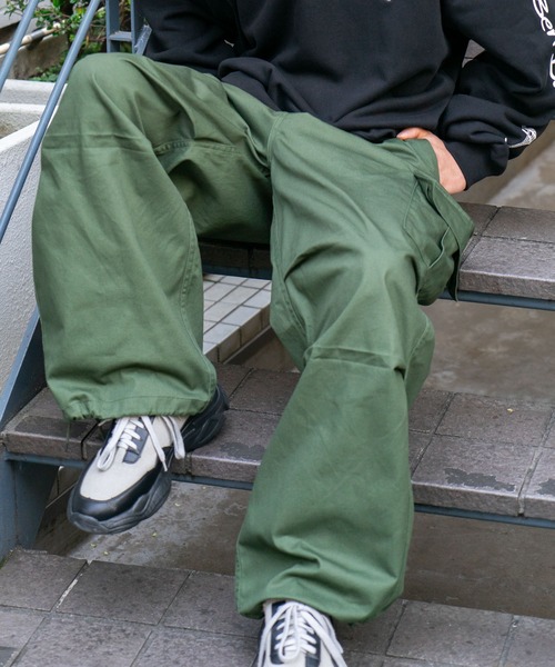 BEN DAVIS（ベンデイビス）の「【BEN DAVIS/ベンデイビス】 スノーワーカーズパンツ/パラシュートカーゴパンツ（カーゴパンツ・メンズ・ホワイト/ブラック/カーキ/チャコールグレー・SMALL/MEDIUM/LARGE）」の4枚目の写真