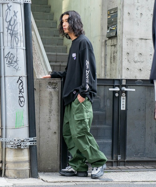 BEN DAVIS（ベンデイビス）の「【BEN DAVIS/ベンデイビス】 スノーワーカーズパンツ/パラシュートカーゴパンツ（カーゴパンツ・メンズ・ホワイト/ブラック/カーキ/チャコールグレー・SMALL/MEDIUM/LARGE）」の8枚目の写真