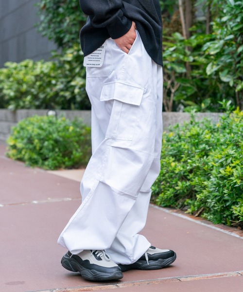 BEN DAVIS（ベンデイビス）の「【BEN DAVIS/ベンデイビス】 スノーワーカーズパンツ/パラシュートカーゴパンツ（カーゴパンツ・メンズ・ホワイト/ブラック/カーキ/チャコールグレー・SMALL/MEDIUM/LARGE）」の10枚目の写真