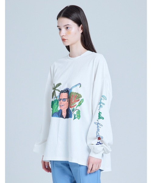 Little sunny bite(リトルサニーバイト)の「【8】【it】【Little sunny bite】sandw1tch shop x little sunny bite cool guy long tee(スウェット・レディース・ホワイト/ブラック/ブルー・MEDIUM/SMALL)」の13枚目の写真