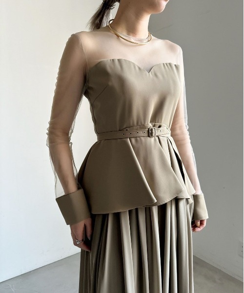 Ameri SOPHISTICATED PEPLUM DRESS Sサイズ AMERI SOPHISTICATED PEPLUM DRESS BLACK S - メルカリ