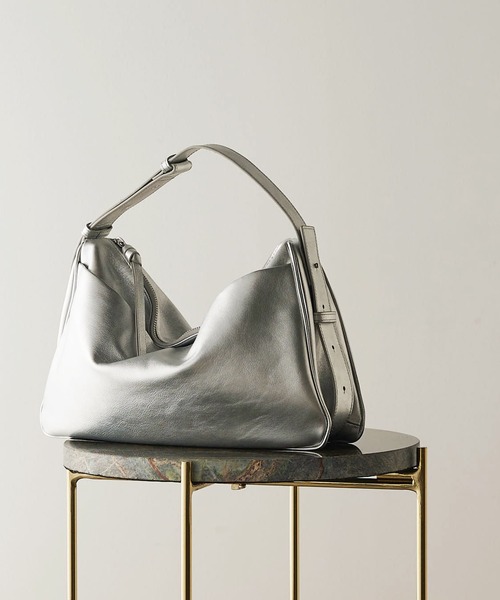 Whim Gazette（ウィムガゼット）の「【2.718】2WAYソフトショルダー（ショルダーバッグ・レディース・ブラック/シルバー・FREE）」の12枚目の写真