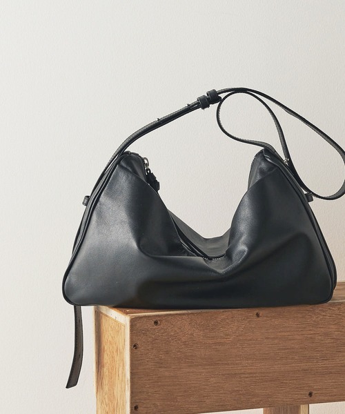 Whim Gazette（ウィムガゼット）の「【2.718】2WAYソフトショルダー（ショルダーバッグ・レディース・ブラック/シルバー・FREE）」の11枚目の写真