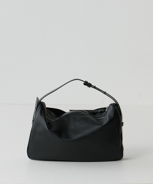 Whim Gazette（ウィムガゼット）の「【2.718】2WAYソフトショルダー（ショルダーバッグ・レディース・ブラック/シルバー・FREE）」の3枚目の写真