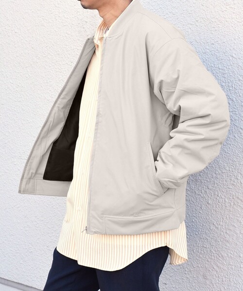 【セール】SHIPS any: カルゼ 中綿 リブ ブルゾン（ブルゾン）｜SHIPS any（シップス エニィ） 6,545円