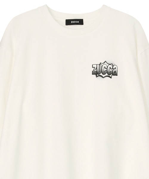 ZUCCa（ズッカ）の「ポップロゴT / スウェット / (O)（スウェット・レディース・ブラック/ホワイト・X-SMALL/M size）」の5枚目の写真