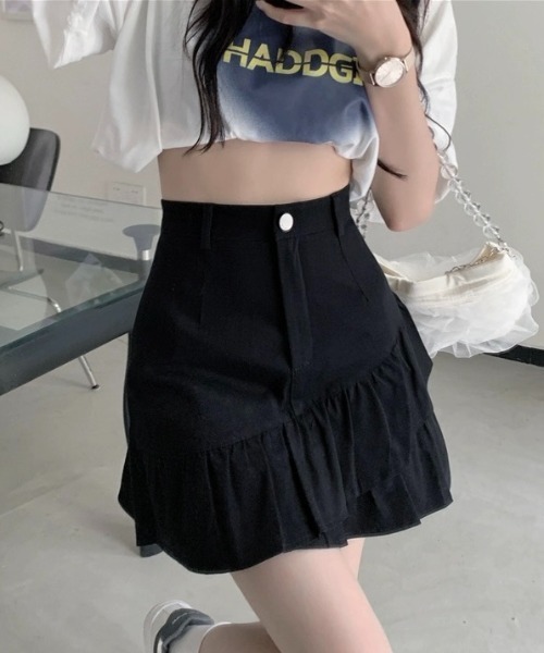 DIAVEL（ディアベル）の「インパン付きミニスカート（スカート・レディース・アイボリー/ブラック/ホワイト・S/M/L）」の17枚目の写真