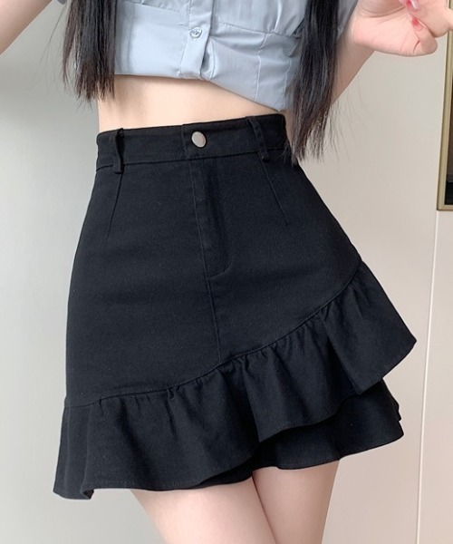 DIAVEL（ディアベル）の「インパン付きミニスカート（スカート・レディース・アイボリー/ブラック/ホワイト・S/M/L）」の14枚目の写真