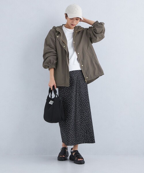 UNITED ARROWS green label relaxing｜<at ease>ナイロン フード