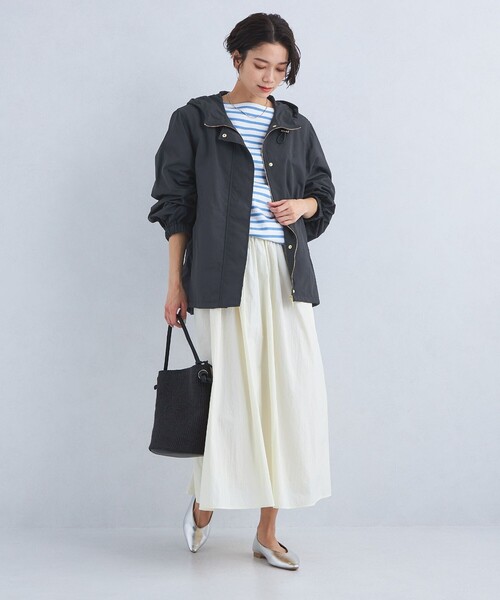 【YUKI】green label relaxing ナイロン フード green label relaxing ブルゾン ジャンバー 「at ease」ナイロン