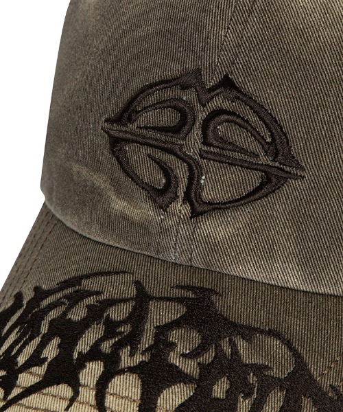 [ MAHAGRID]★韓国大人気★WASHED L LOGO BALL CAP mahagrid/マハグリッド』WASHED METAL LOGO BALL CAP/ワッシング