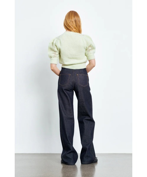 CECILIE BAHNSEN（セシリー バンセン）の「TROUSERS WITH KNEE PATCH
