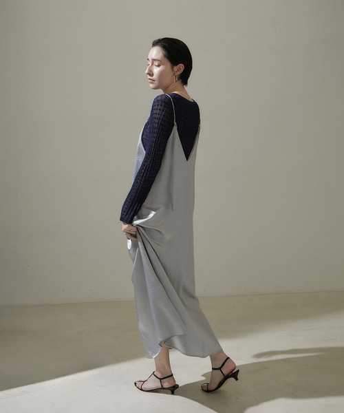 SALON adam et rope'（サロン アダム エ ロペ）の「【雑誌掲載】【BRENTELLA（ブレンテッラ）】アンクルストラップサンダル（サンダル・レディース・シルバー/ブラック・36.5/37.5/35.5/38.5）」の14枚目の写真