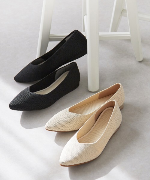 coca(ANDEX shoes product)(コカ)の「軽い・痛くない 軽量 マルチニットパンプス(パンプス・レディース・ブラック/ベージュ・LARGE/MEDIUM/SMALL)」の9枚目の写真