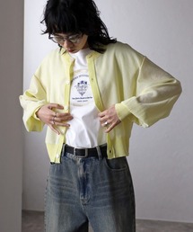 COMMRE | 【リバーシブル】シアーニットカーディガン(カーディガン/ボレロ)