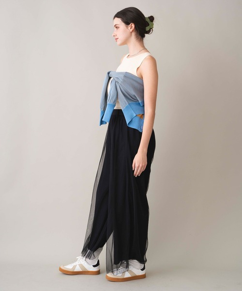 COMMRE（コムル）の「【リバーシブル】シアーニットカーディガン（カーディガン/ボレロ・レディース・イエロー/パープル/ブルー・FREE）」の20枚目の写真