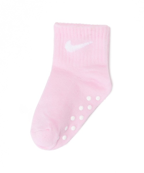 NIKE（ナイキ）の「NIKE NHN CORE SWOOSH GRIPPER//ロゴ/ソックス/3足セットナイキ/ベビー/12-18M（ソックス/靴下・キッズ・ピンク/グレー・12-18MONTH）」の9枚目の写真