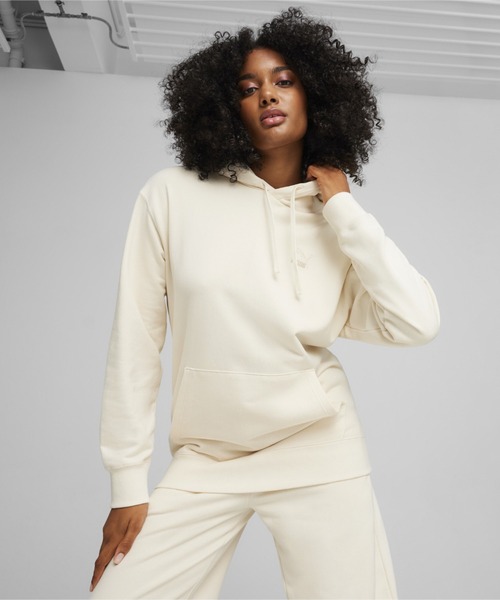 PUMA(プーマ)の「PUMA プーマ ユニセックス ベター CLASSICS リラックス フーディ(パーカー・メンズ・ブラック/ホワイト系その他・X-LARGE/LARGE/MEDIUM/SMALL)」の1枚目の写真