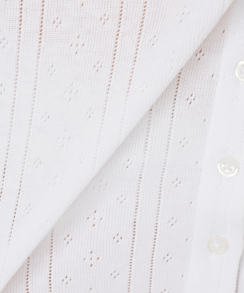 Charles Chaton(シャルルシャトン)の「THE CROPPED CARDI │ COU COU(Tシャツ/カットソー・レディース・ブラック/ホワイト・XX-SMALL/X-SMALL/SMALL)」の20枚目の写真