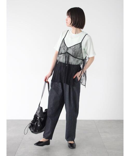 Lugnoncure（ルノンキュール）の「レースキャミブラウス（シャツ/ブラウス・レディース・オフホワイト/ブラック・F）」の7枚目の写真