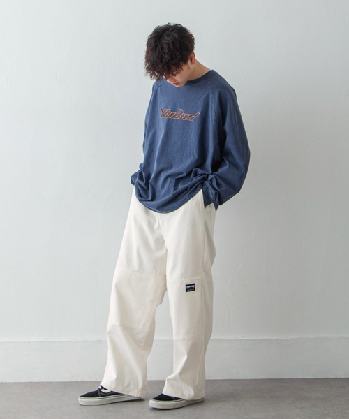 THRASHER（スラッシャー）の「【THRASHER】 カツラギ ・ デニム ワイド イージーパンツ / スケーターパンツ / シェフパンツ（デニムパンツ・メンズ・ベージュ/ブラック系/オフホワイト/ブラック/ワンウォッシュ・X-LARGE/LARGE/MEDIUM/SMALL）」の15枚目の写真