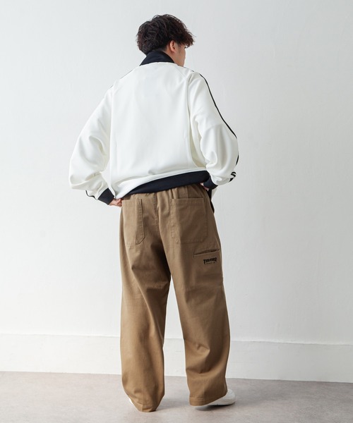 THRASHER（スラッシャー）の「【THRASHER】 カツラギ ・ デニム ワイド イージーパンツ / スケーターパンツ / シェフパンツ（デニムパンツ・メンズ・ベージュ/ブラック系/オフホワイト/ブラック/ワンウォッシュ・X-LARGE/LARGE/MEDIUM/SMALL）」の22枚目の写真