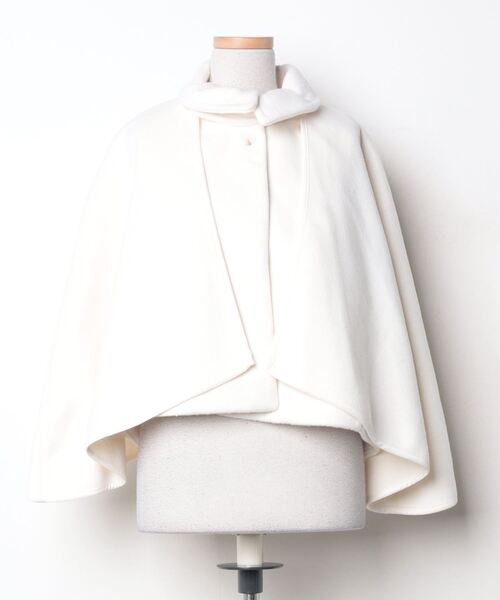 SNIDEL】 スナイデル ケープコート ポンチョ風 ホワイト （F