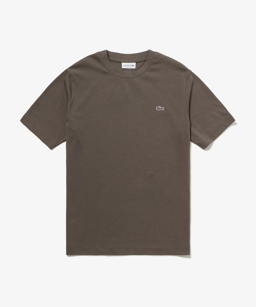 LACOSTE(ラコステ)の「アウトラインクロッククルーネック半袖Tシャツ(Tシャツ/カットソー・メンズ・ブラック/ホワイト/ネイビー/グリーン/オフホワイト/ライトブルー/ブラウン/ペールイエロー/サックスブルー/ダークブラウン・6/5/4/3/2/7)」の4枚目の写真