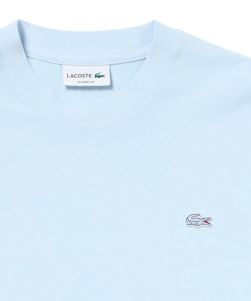 LACOSTE(ラコステ)の「アウトラインクロッククルーネック半袖Tシャツ(Tシャツ/カットソー・メンズ・ブラック/ホワイト/ネイビー/グリーン/オフホワイト/ライトブルー/ブラウン/ペールイエロー/サックスブルー/ダークブラウン・6/5/4/3/2/7)」の9枚目の写真