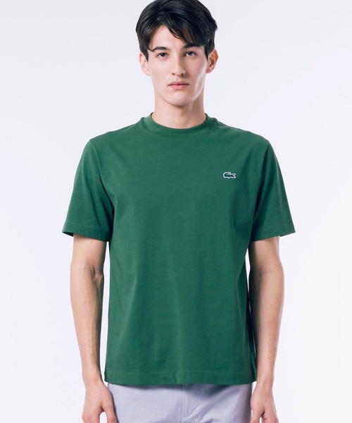 アウトラインクロッククルーネック半袖Tシャツ（Tシャツ/カットソー）｜LACOSTE（ラコステ）