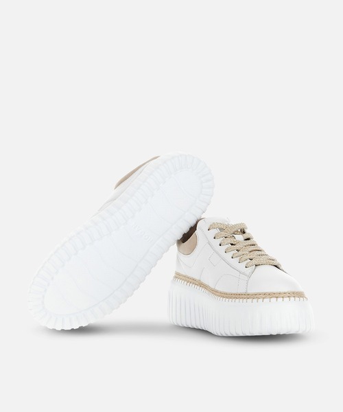 HOGAN(ホーガン)の「ホーガン H-ストライプ スニーカー(スニーカー・レディース・ホワイト・35/35.5/36.5/37/37.5/38)」の2枚目の写真