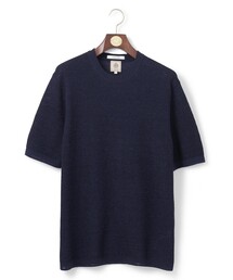 【ビジネスインナー推奨】【HYBRID LINEN】ニットTシャツ