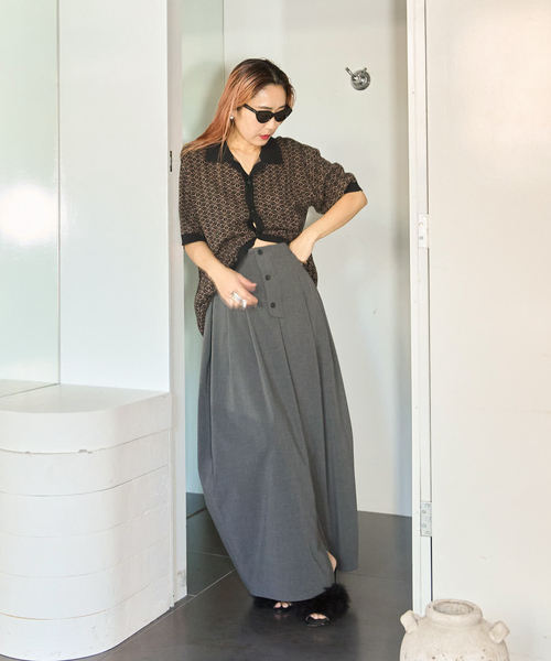 ROLLA'S(ローラス)の「【ROLLAS/ローラス】BOWLER PATTERN ニットシャツ(ニット/セーター・レディース・ブラウン・MEDIUM)」の2枚目の写真
