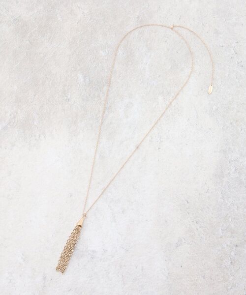 SHOO・LA・RUE（シューラルー）の「◆メタルタッセルネックレス（ネックレス・レディース・シルバー/ゴールド・00）」の5枚目の写真