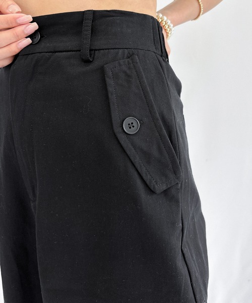 ENVYM(アンビー)の「フラップポケットカーゴパンツ(カーゴパンツ・レディース・カモフラージュ/ブラック・SMALL/MEDIUM)」の7枚目の写真