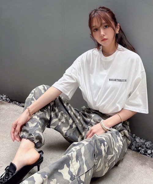 ENVYM(アンビー)の「フラップポケットカーゴパンツ(カーゴパンツ・レディース・カモフラージュ/ブラック・SMALL/MEDIUM)」の4枚目の写真