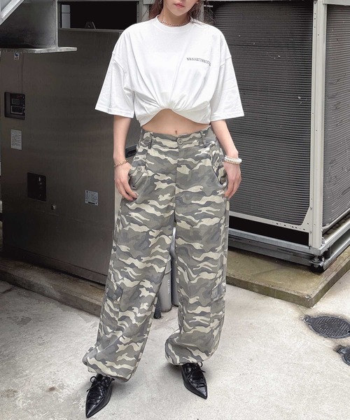 ENVYM(アンビー)の「フラップポケットカーゴパンツ(カーゴパンツ・レディース・カモフラージュ/ブラック・SMALL/MEDIUM)」の15枚目の写真
