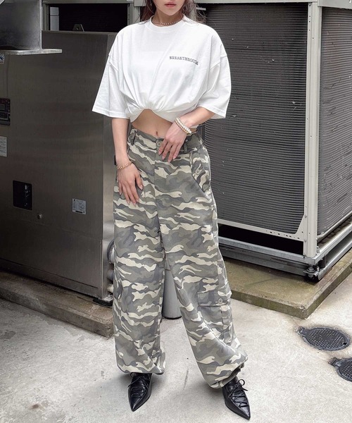 ENVYM(アンビー)の「フラップポケットカーゴパンツ(カーゴパンツ・レディース・カモフラージュ/ブラック・SMALL/MEDIUM)」の11枚目の写真