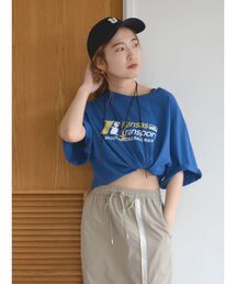 Ungrid | カラーロゴルーズTee(Tシャツ/カットソー)