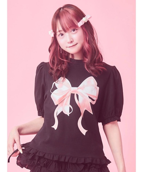セール】バレエコアリボンTE（Tシャツ/カットソー）｜Ank Rouge（アン