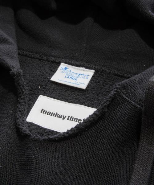 Champion（チャンピオン）の「＜monkey time×Champion＞∴ R/W HOODIE/パーカー◆（パーカー・メンズ・ブラック/グレー・SMALL/MEDIUM/LARGE）」の5枚目の写真