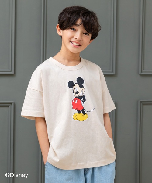 タイムセール！貴重！ミッキーマウス☆アイスバーグ　半袖　シャツ　白　Disney セール】メンズ MICKEY MOUSE ミッキーマウス オーバーサイズT