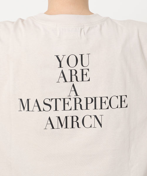【AMERICANA/アメリカーナ】MASTERPIECE back Tsh AMERICANA/アメリカーナ】MASTERPIECE back Tsh（Tシャツ