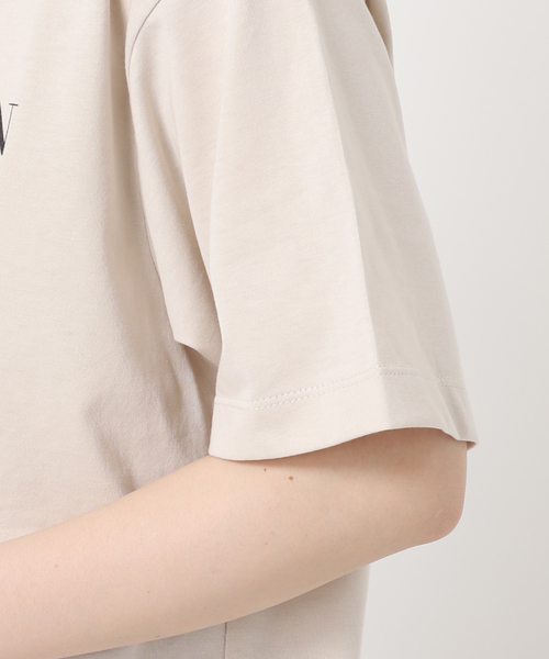 AMERICANA(アメリカーナ)の「【AMERICANA/アメリカーナ】MASTERPIECE back Tsh(Tシャツ/カットソー・レディース・ボルドー/アイボリー・FREE)」の22枚目の写真