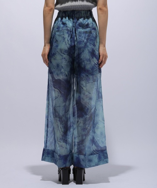 HARE（ハレ）の「オーロラシアーワイドパンツ(HARE)（その他パンツ・レディース・グリーン/ブルー・FREE）」の13枚目の写真