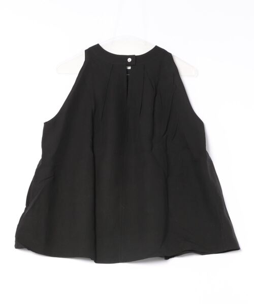DECADE CLASSIC(ディケイド クラシック)の「【DECADE CLASSIC】ノースリーブ フレアトップス(シャツ/ブラウス・レディース・ブラック・MEDIUM/SMALL)」の2枚目の写真