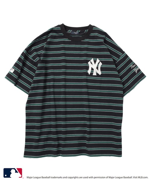 GLAZOS（グラソス）の「【大人向けサイズあり】【MLB】マルチボーダー・チームロゴ刺繍半袖Tシャツ（Tシャツ/カットソー・キッズ・ライトブルー/ブラック/ホワイト/ライトグレー・140cm/150cm/160cm/170cm）」の19枚目の写真