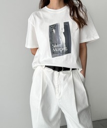 CANAL JEAN | El mar(エルマール) "Silver Morning"半袖Tシャツ(Tシャツ/カットソー)